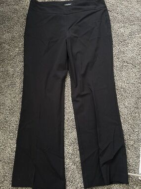Roz & Ali Black Bootcut Stretch Dress Pants